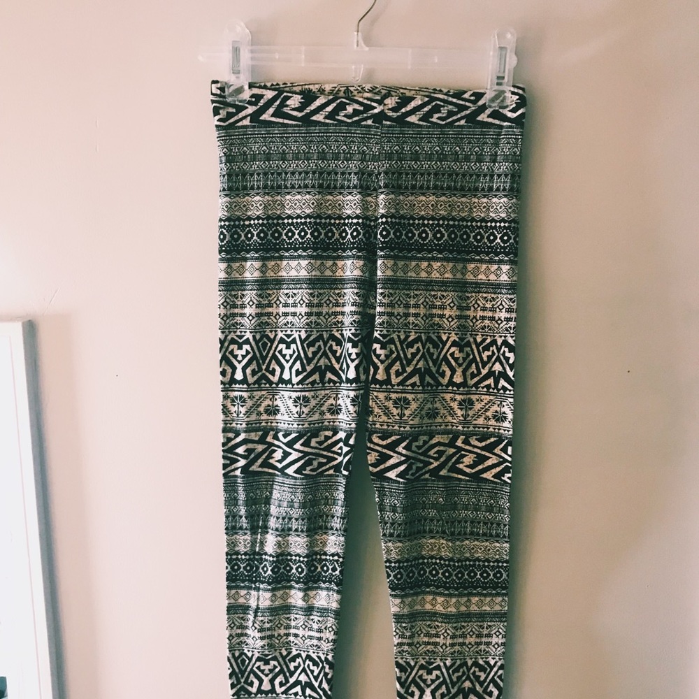 pink republic patterned leggings